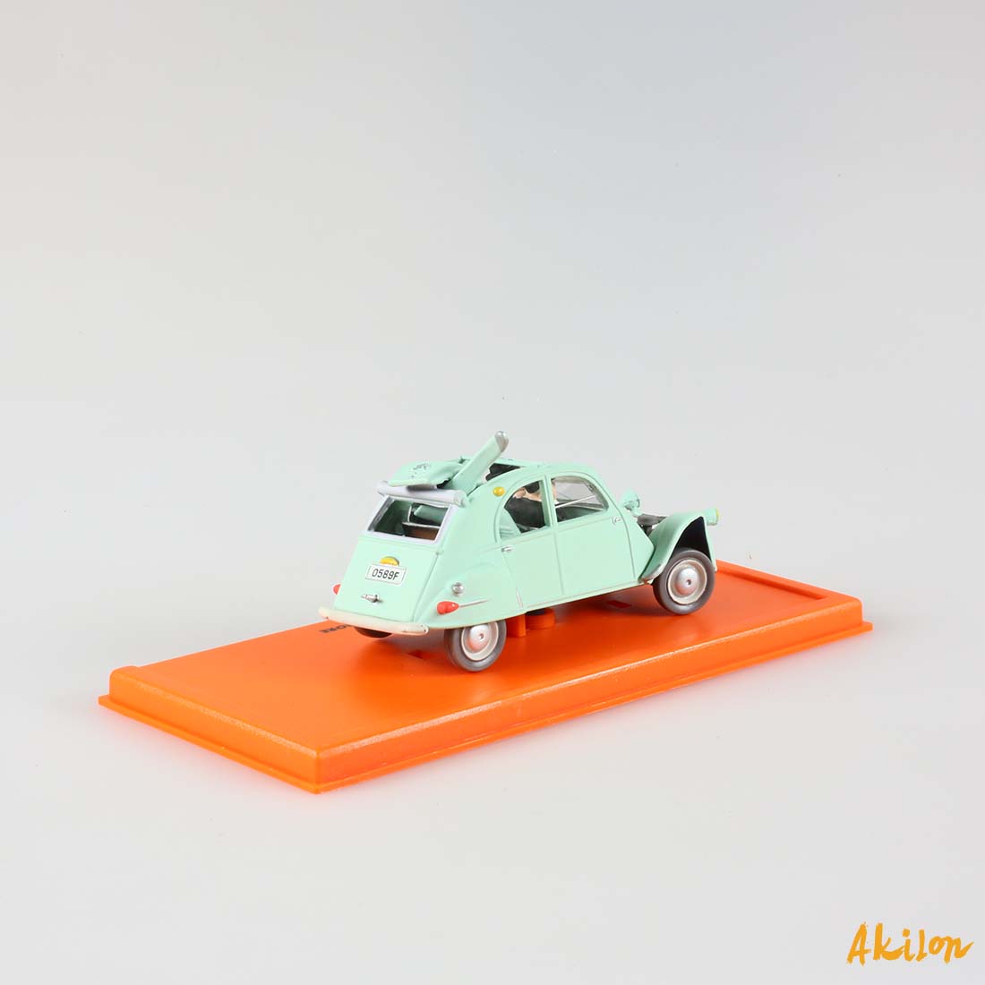 Moulinsart/Hachette - Tintin - Voiture 1/24 - La 2CV cassée N