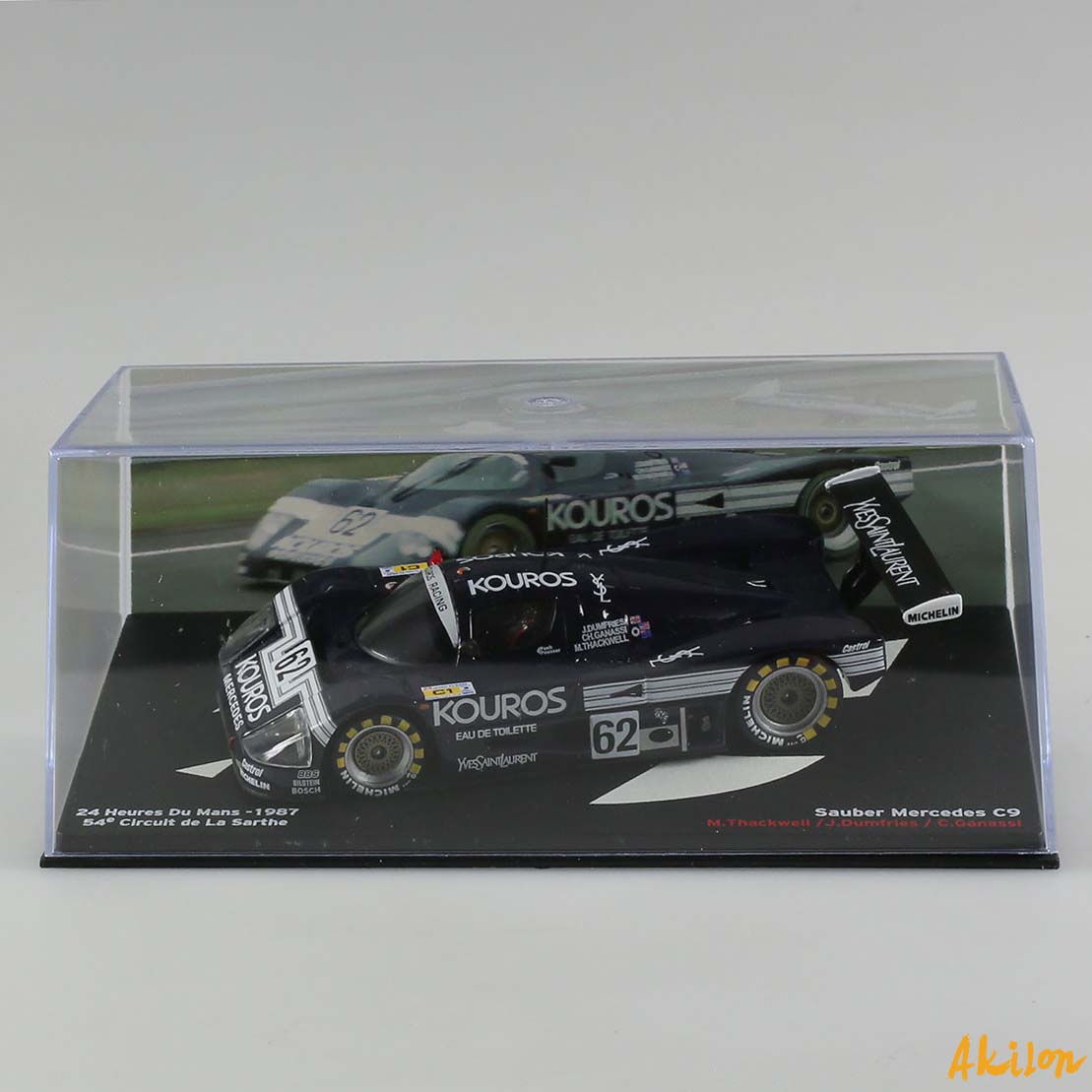 Spark S1259 Sauber C8 Mercedes #61 LM 1986 1/43 KOUROS  Le Mans 24