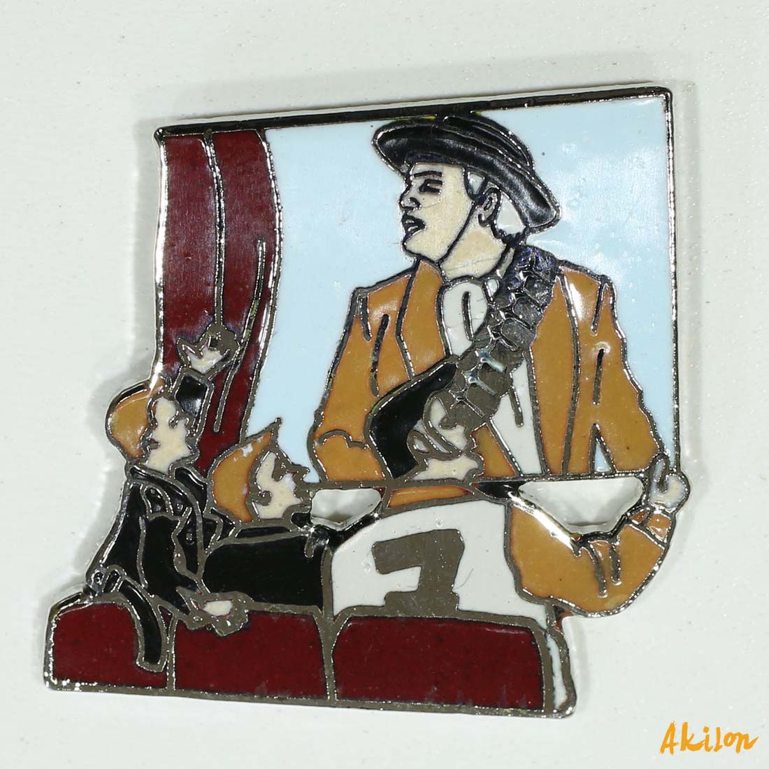 pin's pins pin s UNE COCCINELLE A COPENHAGUE vw volkswagen cox