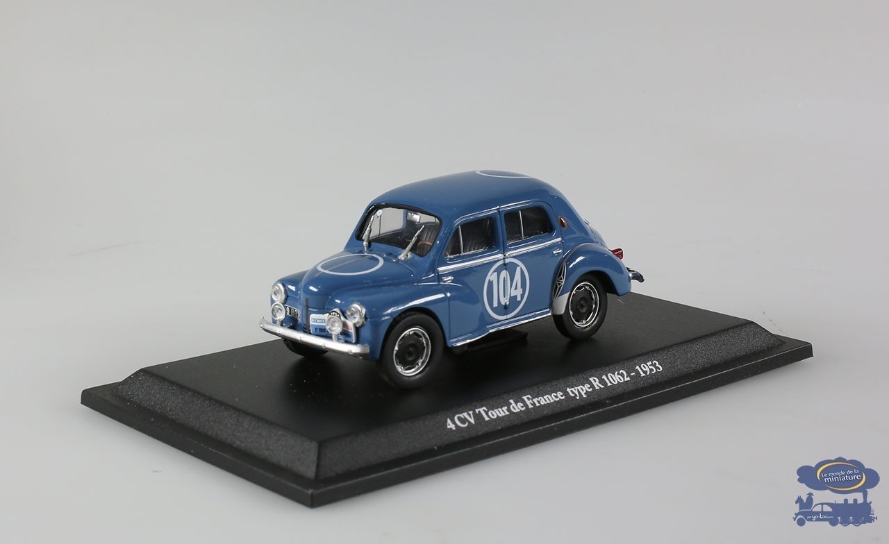 Renault 4CV, Type R 1062, Tour de France, 1953, Voiture miniature 1/43