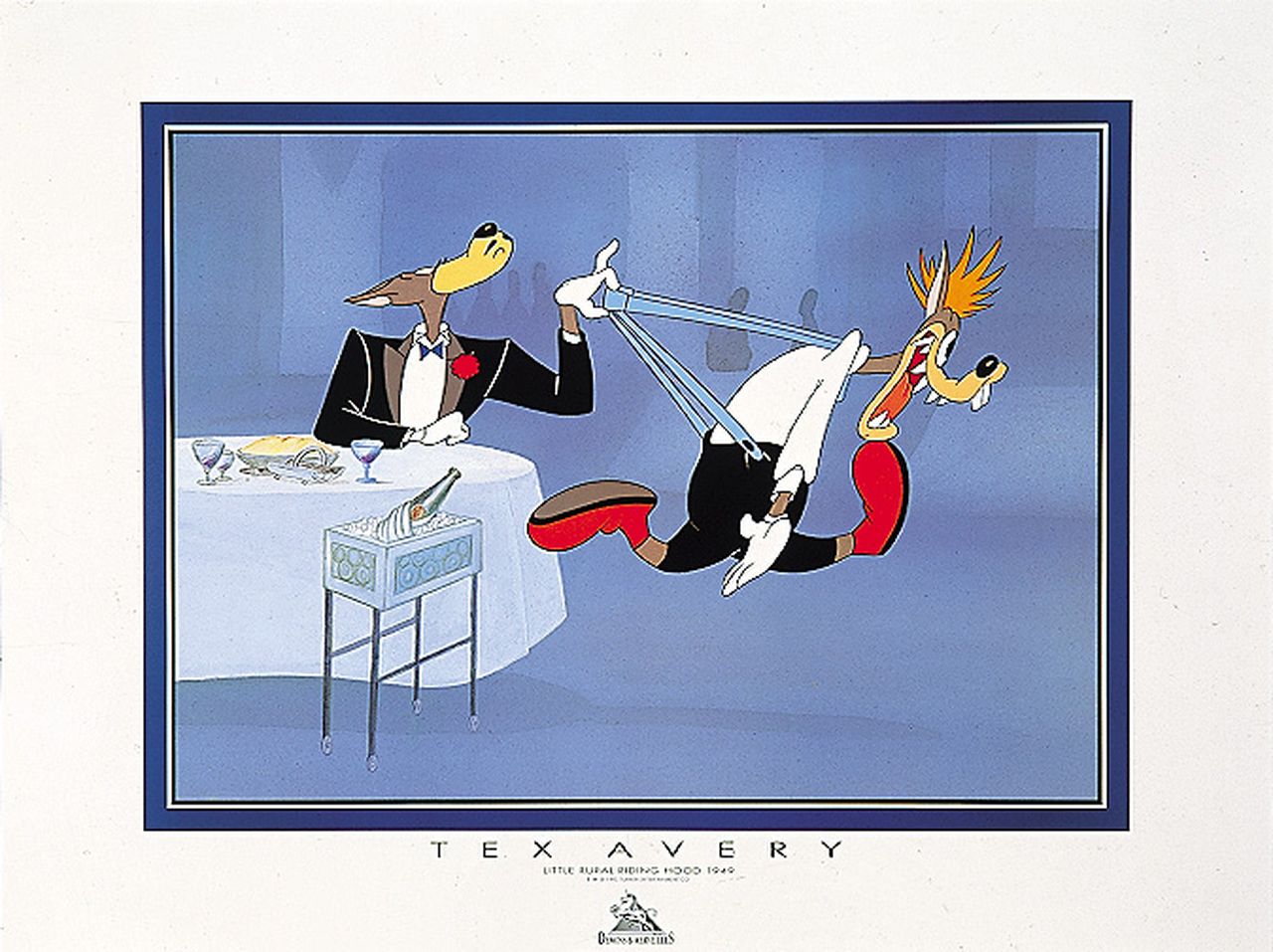Cadre En Relief Collector 1996 - Tex Avery - Le Loup Droopy (Turner Entertainment)