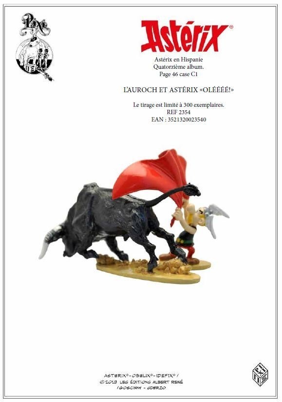 Sculpture Obélix Assomme Le Romain - Uderzo & Pixi, 1998 - Coffret Collector Numéroté Avec Certificat
