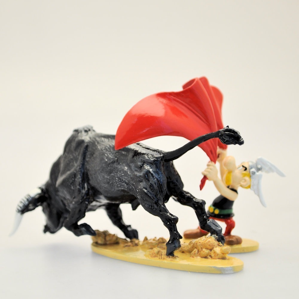 Sculpture Collector Astérix & Obélix - Scène Pixi - Canot - Coffret Certifié 500 Ex