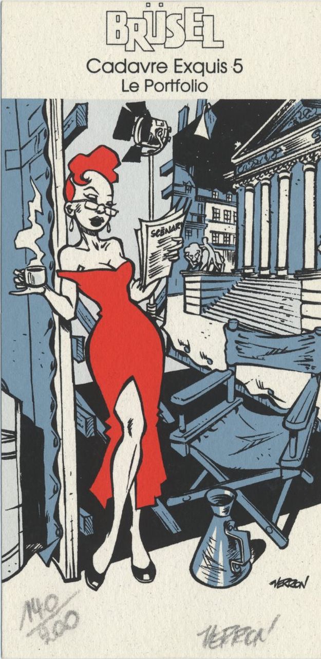 Ex-libris Sérigraphié Zoé Par Chabouté - Vents D'Ouest - Signé - Rare