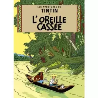 22050-Tintin-oreille-cassée-Affiche-offset