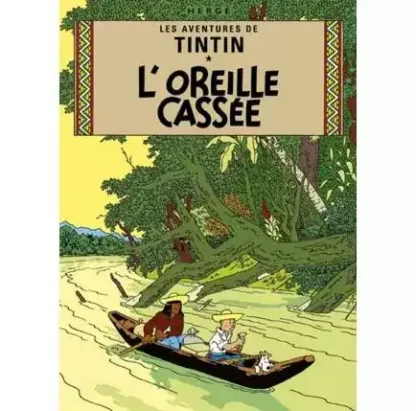 22050-Tintin-oreille-cassée-Affiche-offset