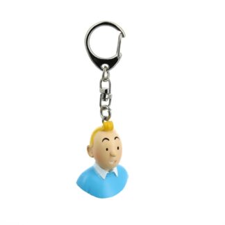 Tintin : Buste Tintin : Porte-clés en plastique
