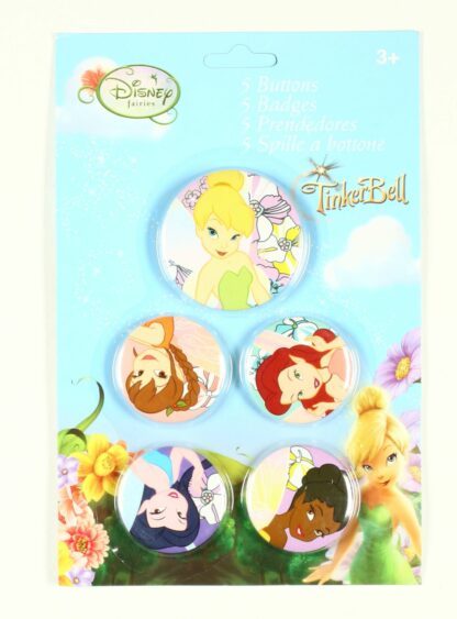 la Fée Clochette et ses amies 5 badges Disney