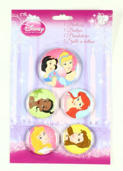 5 badges de princesses, Disney