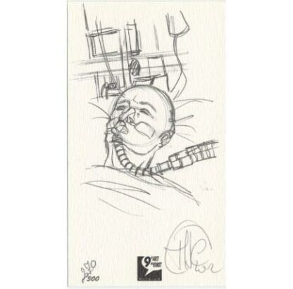 Cayman, Delperdange, S.T.A.R., Ex-libris offset signé, Hopital