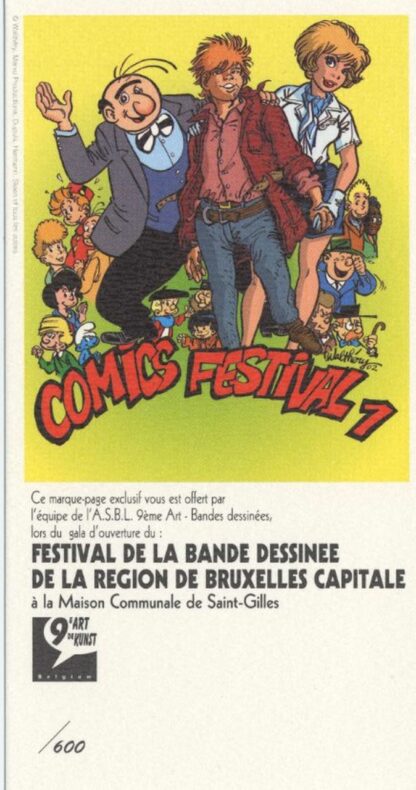 Walthery, Ex-libris offset, Hommage à la BD
