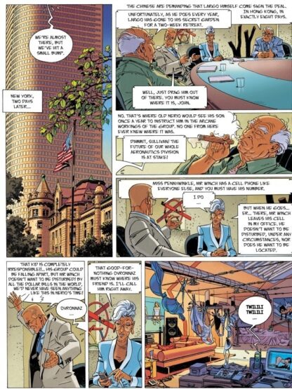 Largo Winch Bd en anglais The Three Eyes of The Guardians of The Tao