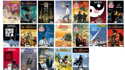 Assortiment de 19 albums Version en Anglais (Scorpion Alpha XIII...)