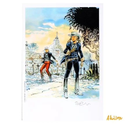 Agnès-et-Sauvage-Ex-libris-offset-signé-par-Meynet