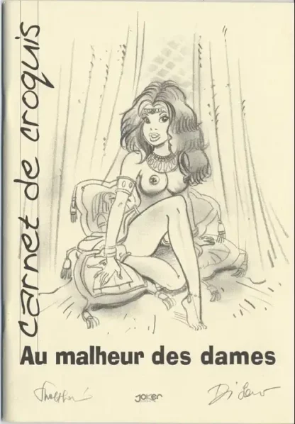 Carnet de croquis Johanna Tome 3 Au malheur des dames