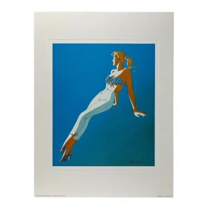 Berthet, Affiche offset , 30 cm x 40 cm, Pin-up 6