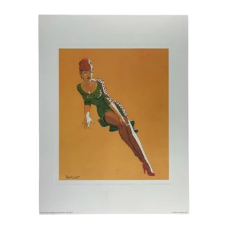 Berthet, Affiche offset , 30 cm x 40 cm, Pin-up 7