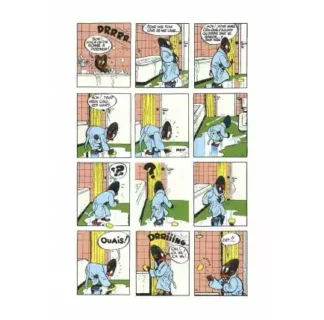 Blondin-et-Cirage-sérigraphie-Planche