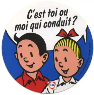 Bob et Bobette autocollant Fina