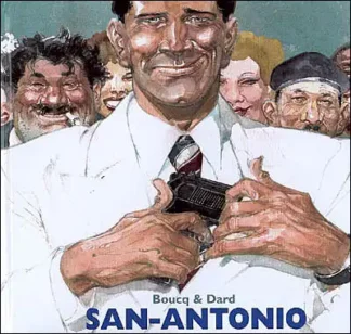 Boucq et Dard : EO San-Antonio - l'histoire des couvertures