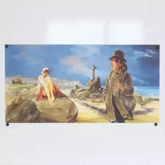 Bout-d-homme-La-plage-Jaquette-signée-par-Kraehn