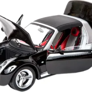 Smart Roadster noir Burago Voiture miniature 1/18