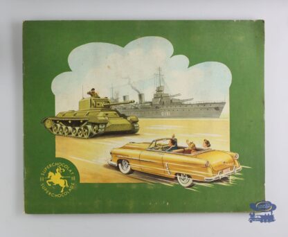 Album chromos Chocolat Jacques - Navires de guerre et Chars