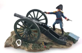 Canon-de-la-Bataille-de-Waterloo-Diorama-histoire-de-artillerie-Napoléon