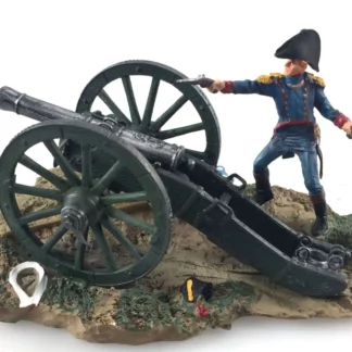 Canon-de-la-Bataille-de-Waterloo-Diorama-histoire-de-artillerie-Napoléon