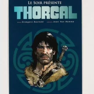 Carte-publicitaire-Le-Soir-présente-THORGAL-par-Rosinski