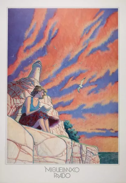 Chroniques-Absurdes-Femme-et-Phare-Affiche-par-Prado