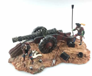 Culebrina-de-Lansquenetes-1525-1-32-Diorama-histoire-de-artillerie-Canon