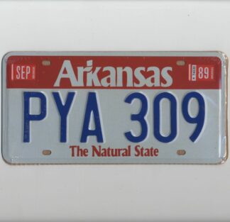 Plaque d'immatriculation américaine, ARKANSAS The Natural State
