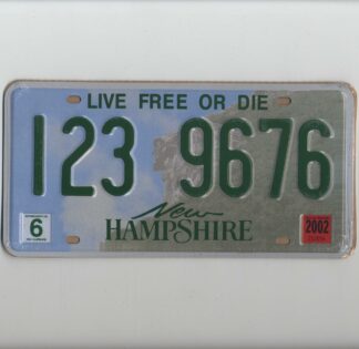 Plaque d'immatriculation américaine, NEW HAMPSHIRE Live Free or Die