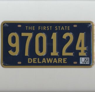 Plaque d'immatriculation américaine, DELAWARE The First State