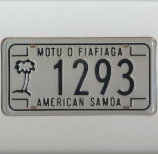 Plaque d'immatriculation américaine, Motu o Fiafiaga, American Samoa