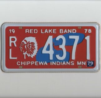 Plaque d'immatriculation américaine, CHIPPEWA Indians