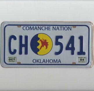 Plaque d'immatriculation américaine, OKLAHOMA Comanche Nation