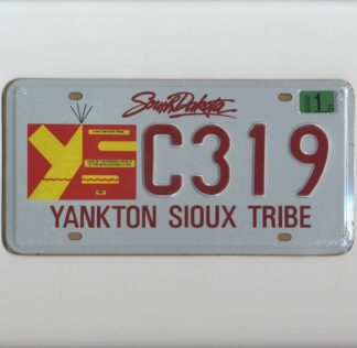 Plaque immatriculation américaine, SOUTH DAKOTA Yankton Sioux Tribe
