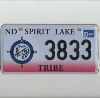 Plaque d'immatriculation, américaine NORTH DAKOTA Spirit Lake Tribe