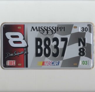 Plaque d'immatriculation américaine, MISSISSIPPI Nascar