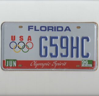 Plaque d'immatriculation américaine, FLORIDA Olympic Spirit