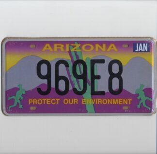 Plaque d'immatriculation américaine, ARIZONA Protect our Environment