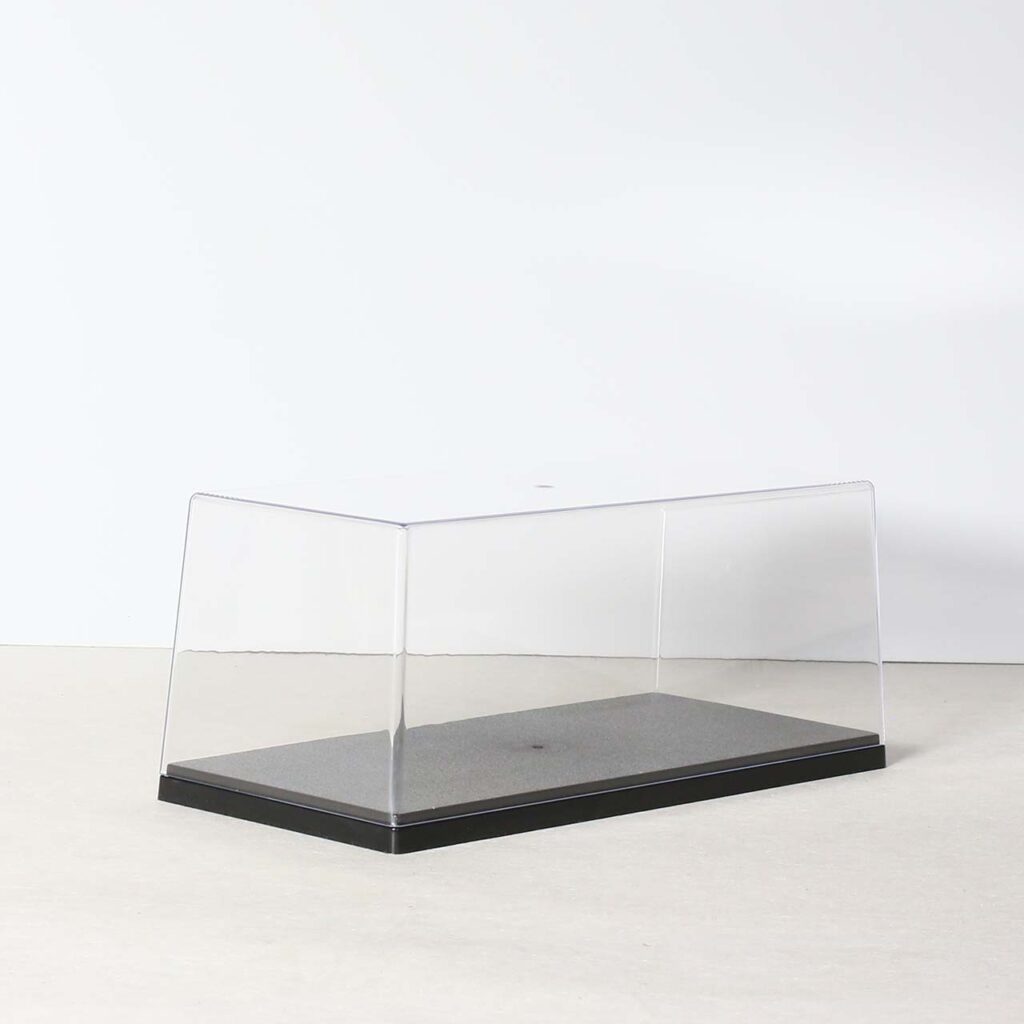 Boite Vitrine Plexi EXPO Show Case pour Miniature au 1/18 avec socle noir