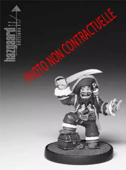 Figurine métal Boney Boone De cape et de crocs Hazgaard