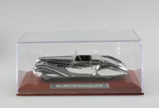 Delahaye-185-Figoni-Falaschi-Chromée-Voiture-miniature-1-43-plexi