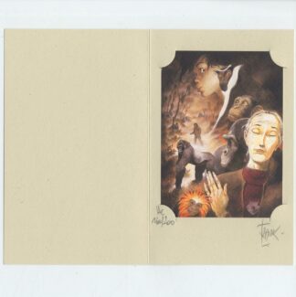 Zoo : Ex-libris signé : Manon et Diane Fosey : Les gorilles