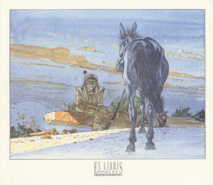 Hermann, Kurdy et son cheval (non signé)