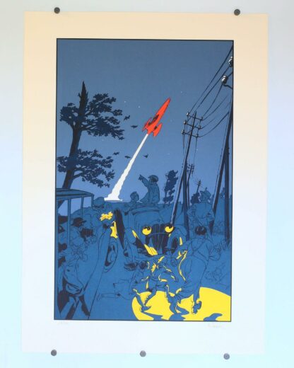 Sevrin, Harry sauve la planète, Sérigraphie signée, Urkanika