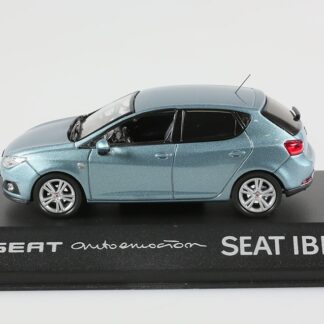 Seat New Ibiza bleue : Voiture miniature 1/43